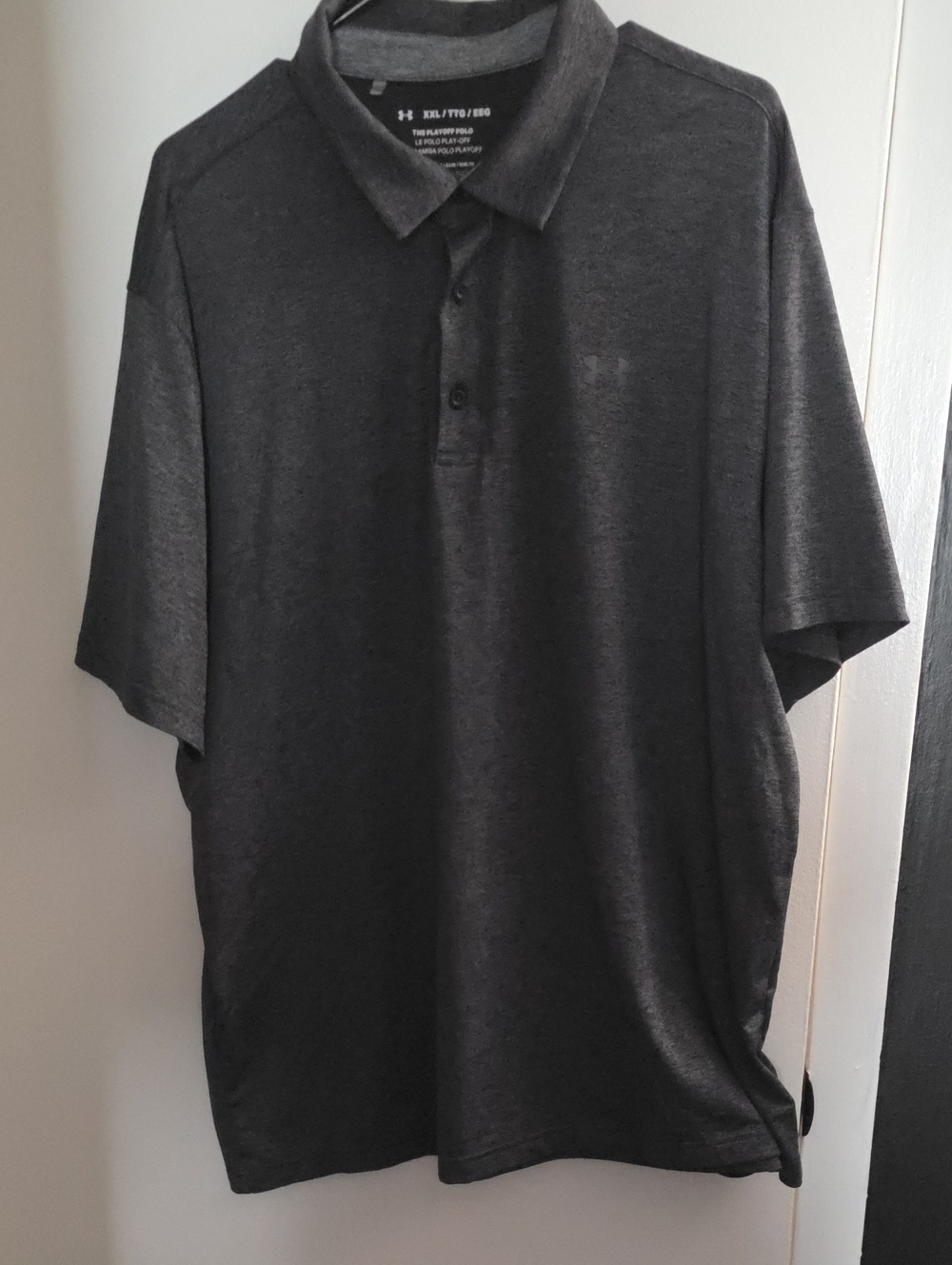 Under Armour Men’s Charcoal Heather Polo Shirt